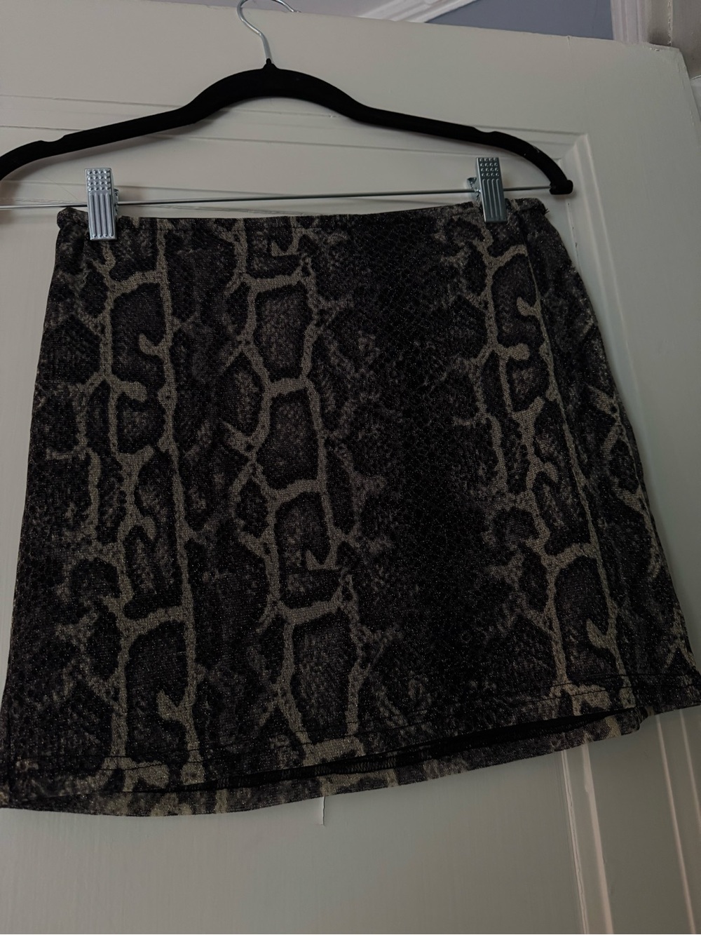 Fashion Nova Brown Animal Print Y2K Mini Skirt Small